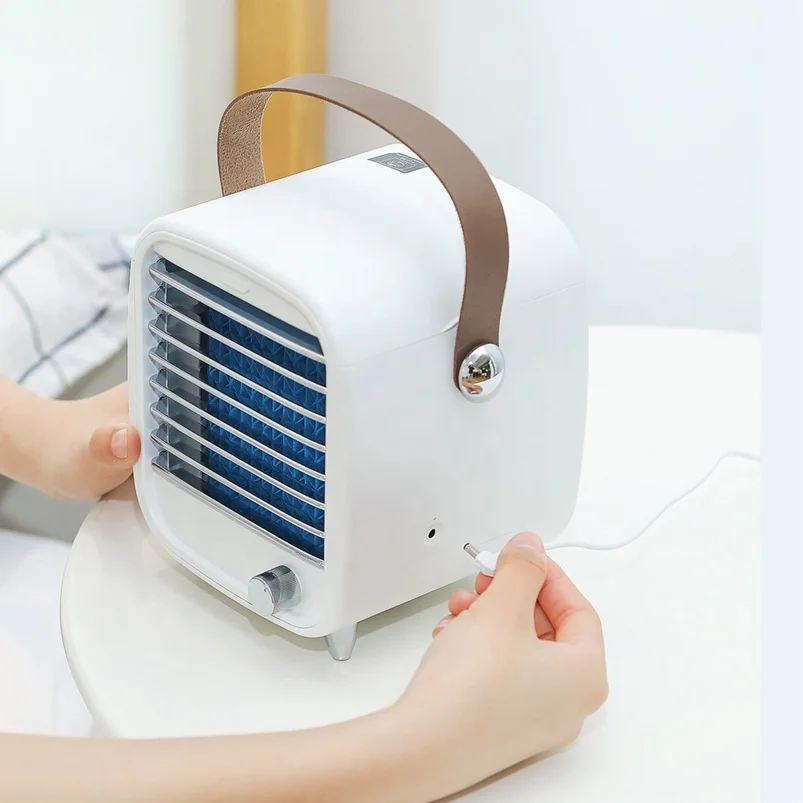 Usb Small Rechargeable Home Portable Mini Air Conditioner Fan Personal Space Portable Water Air Cooler Fan_voghion.com