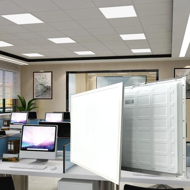 Hotselling Recessed LED Panel Light for Office hospital school with uniform light 25w 36w