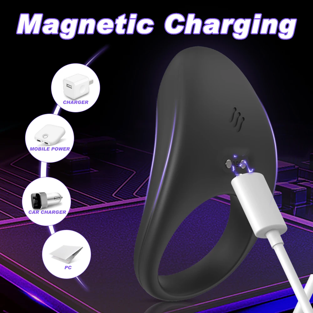 GripX Pro Titreşimli Penis Halkası – Esnek ve Şarjlı Tasarım