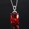 Platinum orange pendant with Chopin chain
