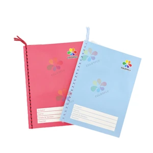New Design Notebook Custom Logo A5 80 Leaves Notebook with 10 Colors Yarn Writing Composition for Philippines 80Leaves Notebook