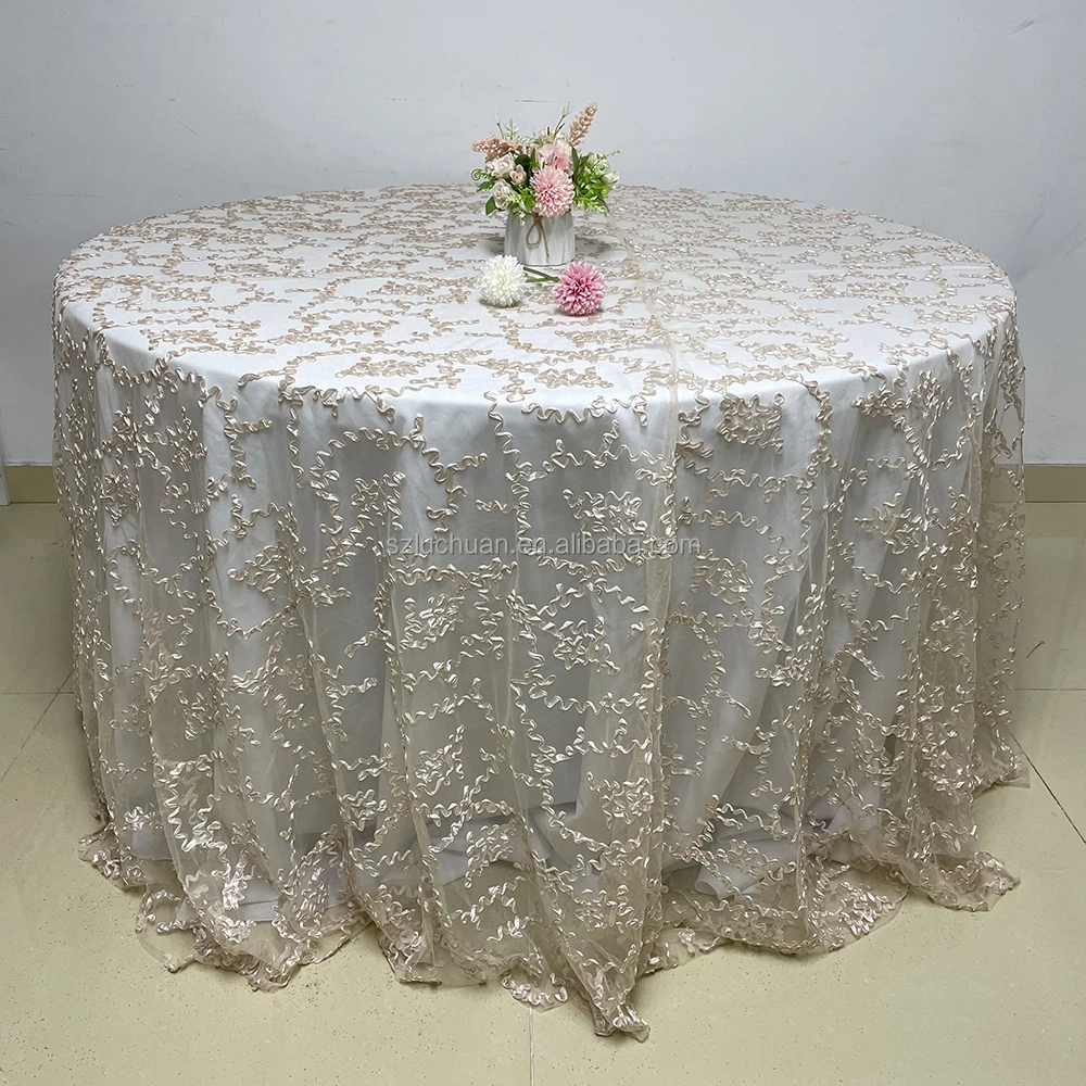 Wedding Decoration Table Covers Lace Overlay Tablecloth Wedding Table  Overlay, image size:1000x1000