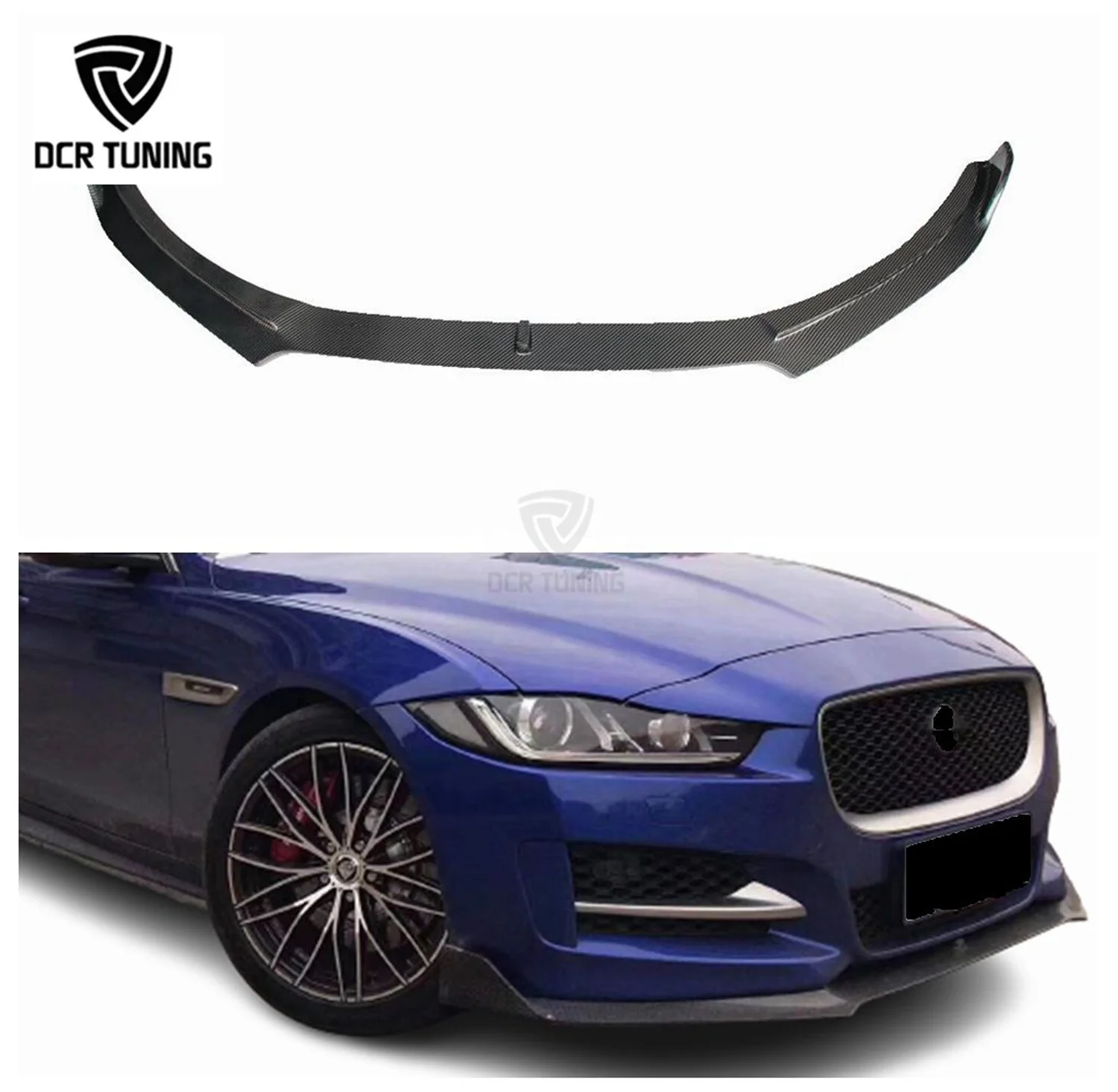 Carbon Fiber Rear Diffuser Front Lip A Style For Jaguar Xe Rear Lip ...