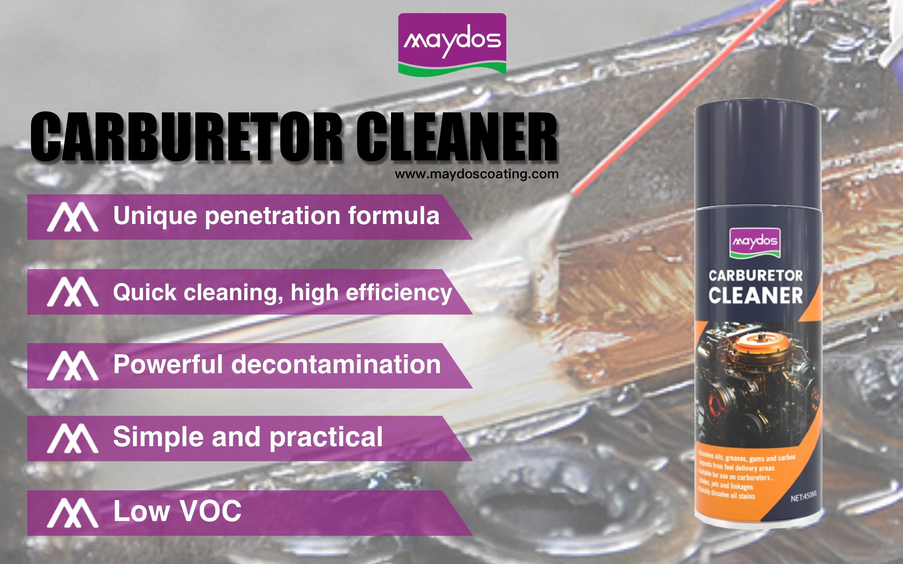 Maydos Display Injector Cleaner Spray Carburetor Cleaner Buy Engine