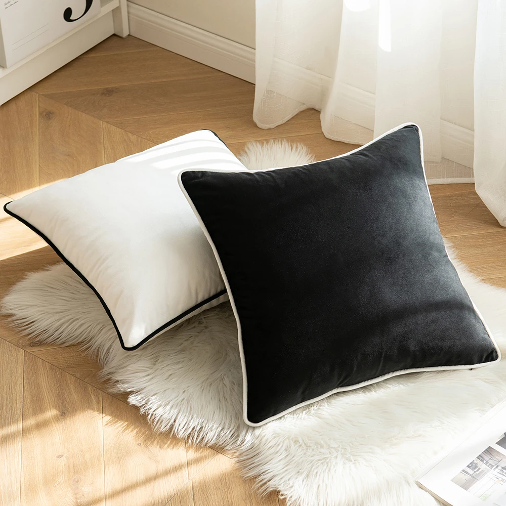 Luxury Velvet Cushion Cover Sofa Decoration 18x18 20x20 Pillow Cover