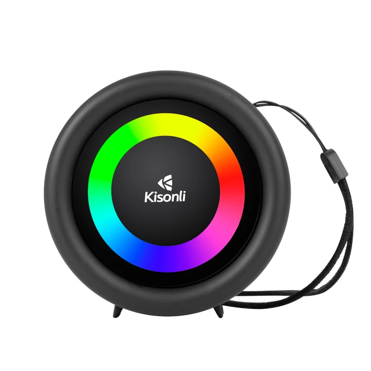 Kisonli S16 Tws Dj Powered Portable Mini Fm Radio Speakers with Cord Handle