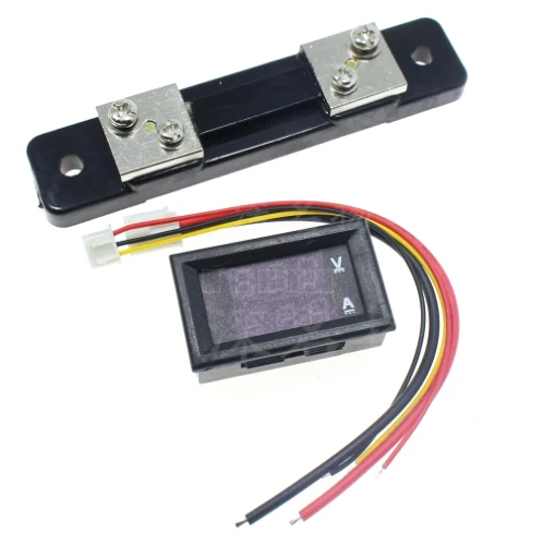 Voltmètre Ampèremètre Numérique LED + Shunt De Courant DC 100V 100A