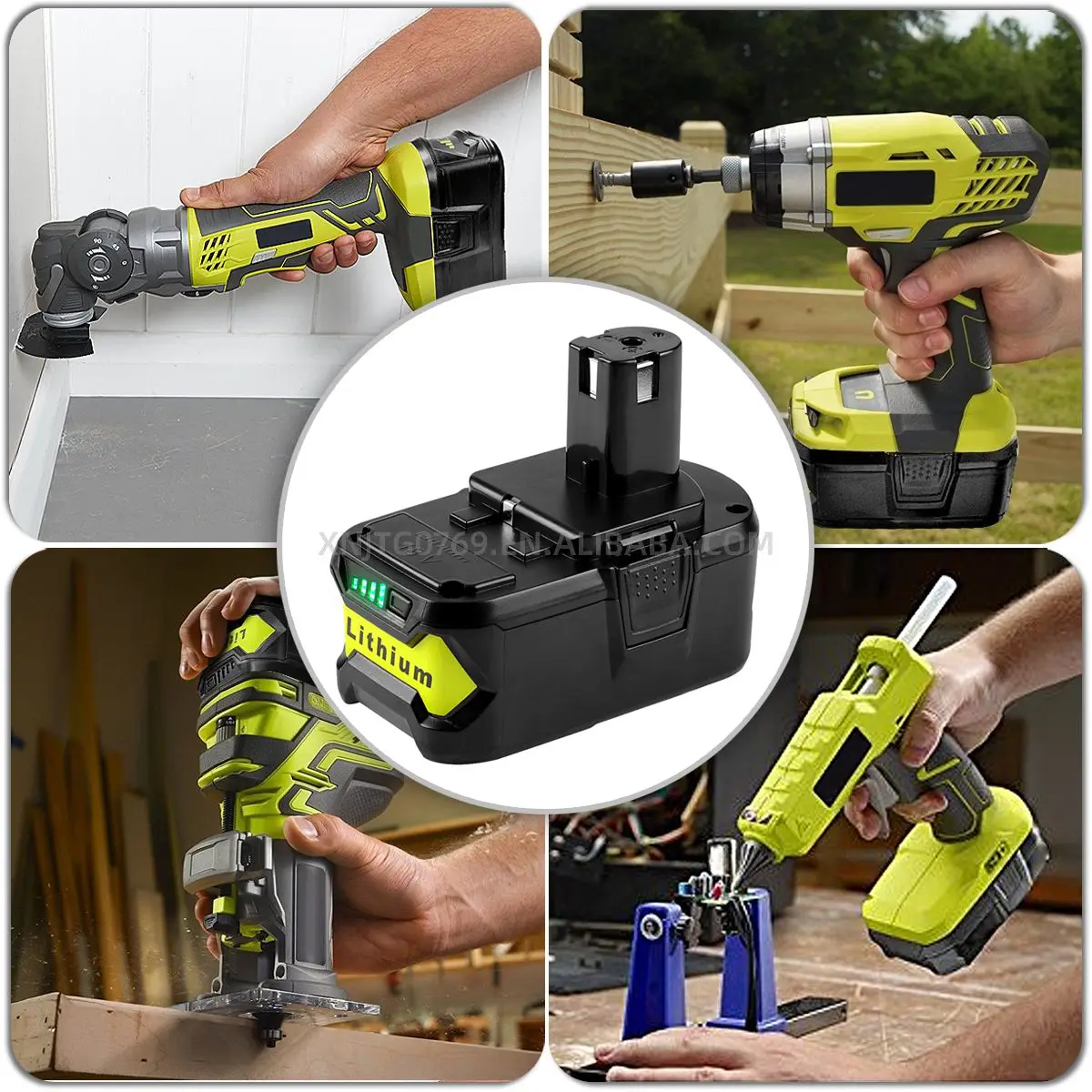 Ryobi 18v Aftermarket Power Tool Batteries XNJTG Replacement