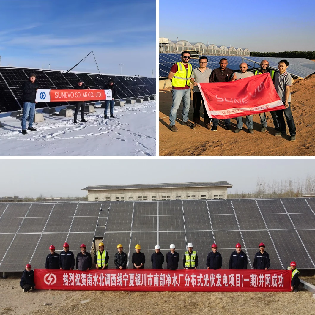 Sunevo Wholesale Price Solar Energy System 30kw 50Kw 100kw 200kw 500kw Complete on Grid Solar Power System Commercial Industrial