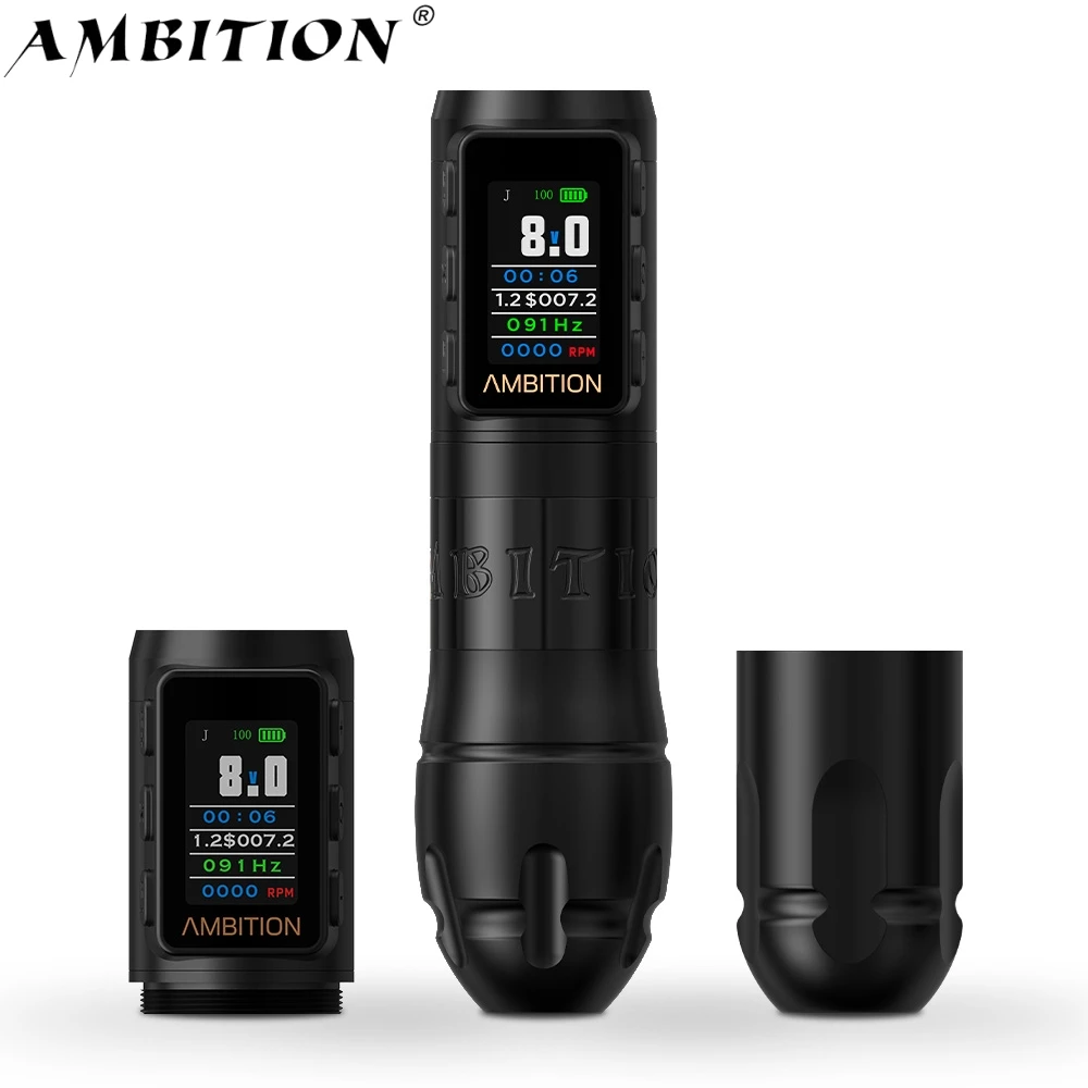 Ambition Vibe Max Tattoo Pen Machine - Professional & Wireless