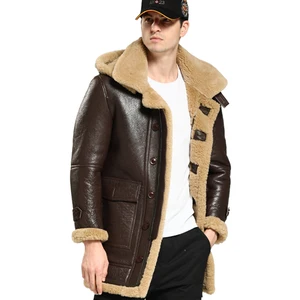 Leather Men Latest Jackets Men A-2  Flight Bomber Leather Jacket Unisex Bomber