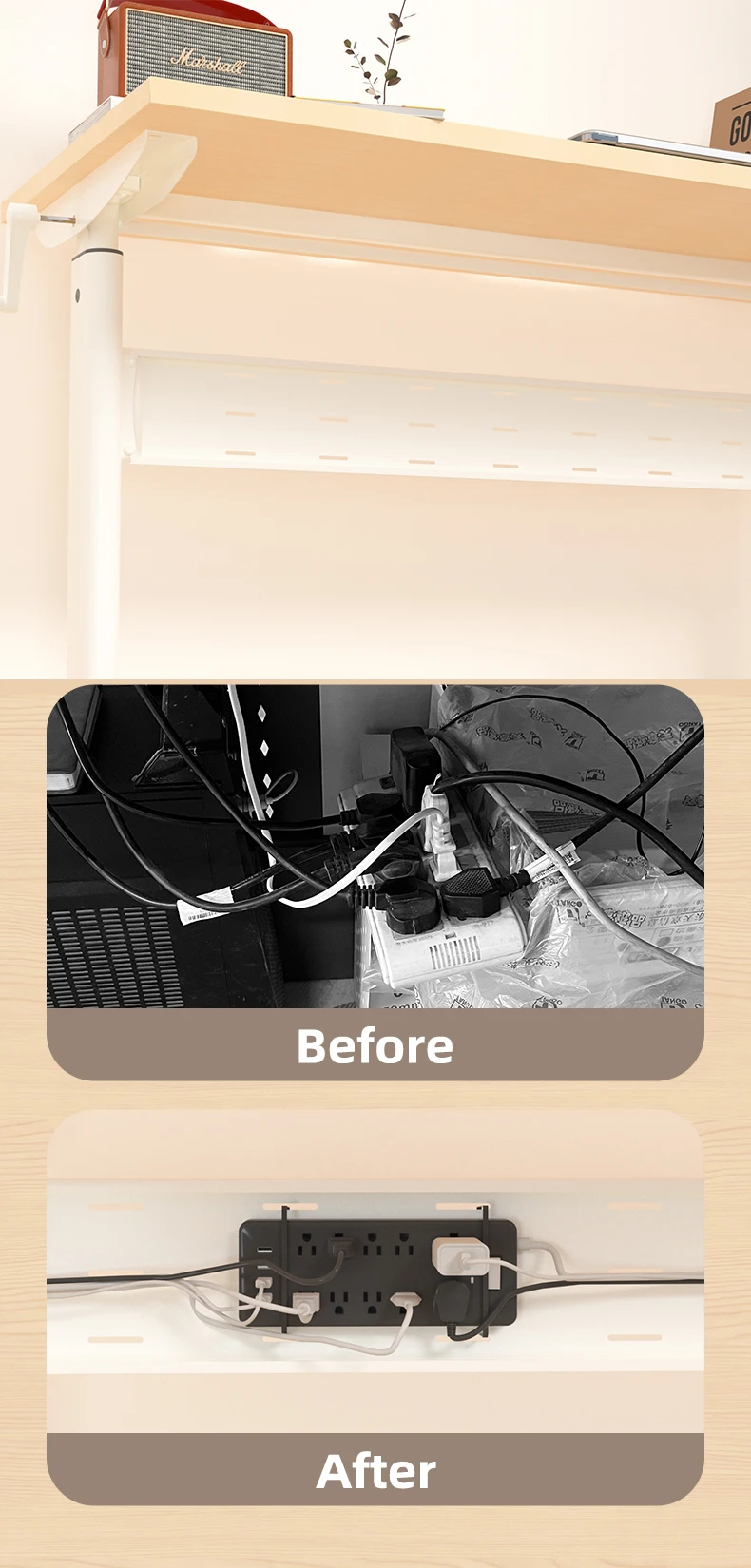 Crank Table Height Adjustable Desk Legs Hand-crank Sit Stand Desk ...