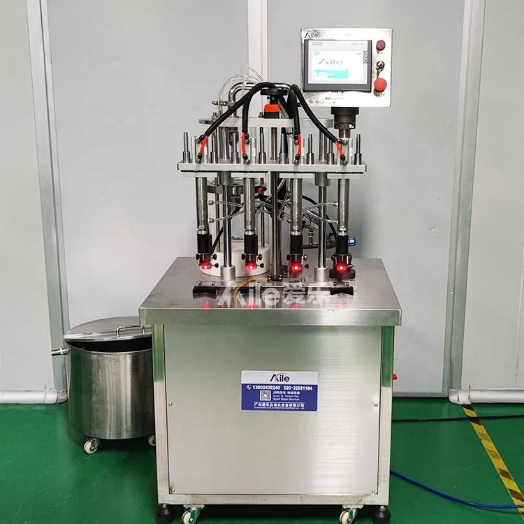AILE Automatic Eyewash Cosmetics Filler Fragrance Vacuum Liquid Small Bottle for Perfume Filling Machine