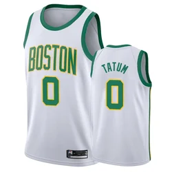 Nike Youth Boston Celtics Jayson Tatum #0 Green Cotton T-Shirt