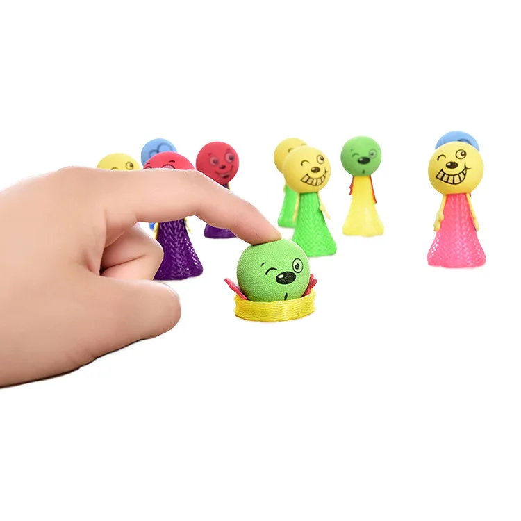 Bouncing Elf Spring Man Bouncing Funny Toys Jumping Dolls Kids Bouncing Spring Stress Relief Toys