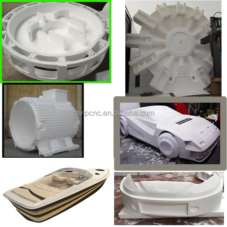 5 Axis Cnc Router Airfoil Plane 3D EPS EVA Styrofoam Foam Epoxy Polyurethane Mold Cnc Cutting Making Machine