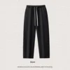 Black Straight-leg pants