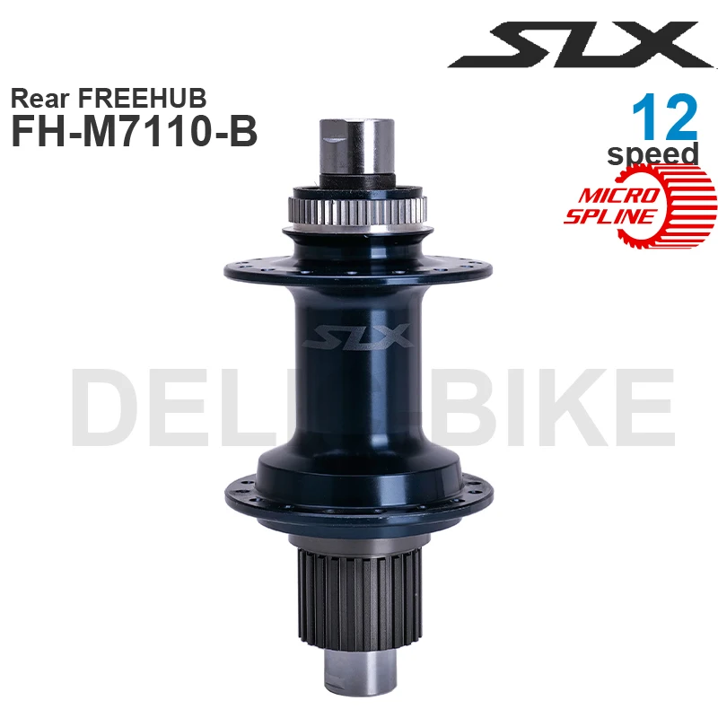 SHIMANO SLX HB-M7110 HB-M7110-B Front Hub & FH-M7110 Rear Freehub