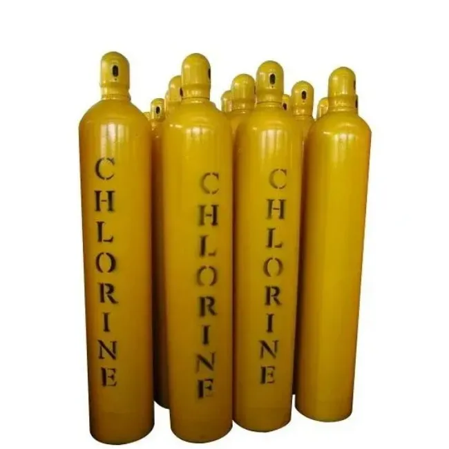 40L 50L High Pressure Chlorine Gas Cylinder ISO9809 Seamless Steel Cylinder