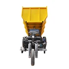Electric Dump Truck Loading 1-3 Tons Mining Electric 3 Wheel Dumper Tricycle