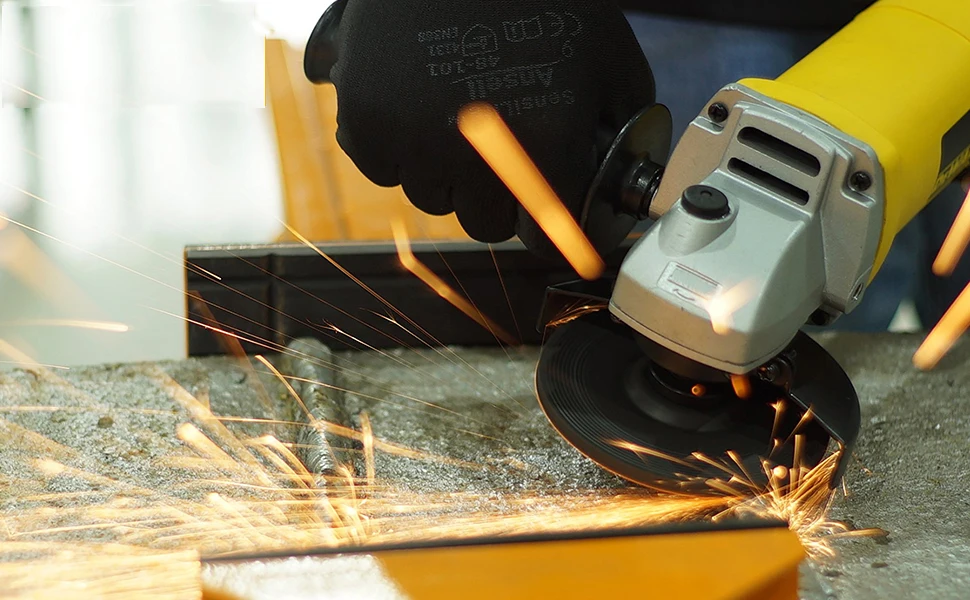 Высококачественная электрическая угловая шлифовальная машина 100 мм, профессиональные электроинструменты