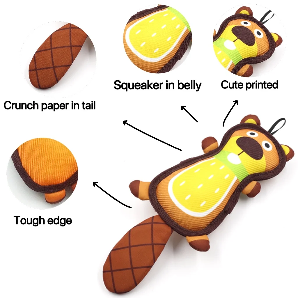 Stock Bulk Pet Interactive Toy Tough Oxford Animals Designer Soft