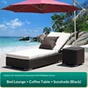 Bed coffee table banana umbrella-4cm cushion