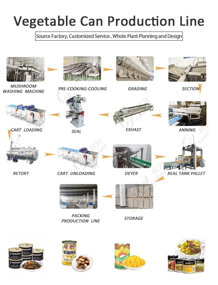 Leadworld Automatic Fruit Vegetable Meats Beans Canned Canning Machine ...