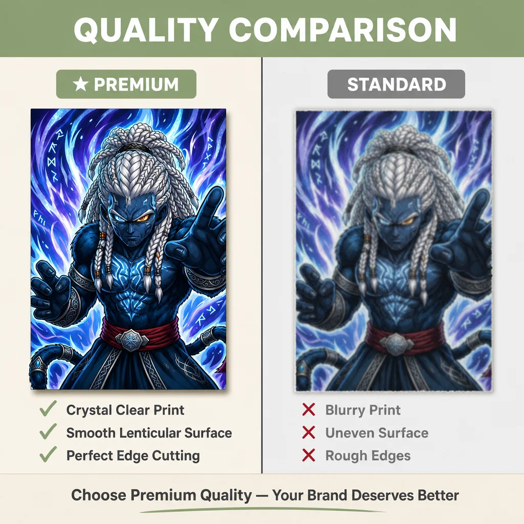 Wholesale 3D Lenticular Anime Posters and Other 3D Motion Paintings Changing Pictures PET Material Made in Zhejiang