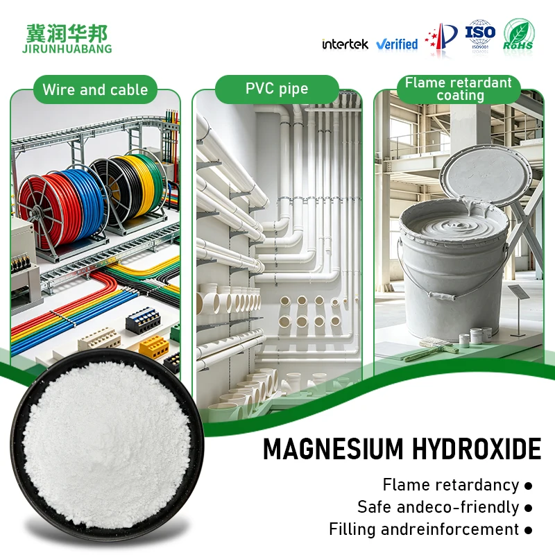 High Purity Surface Activated Magnesium Hydroxide Powder for Rubber Product Flame Retardant Reinforcement Filler