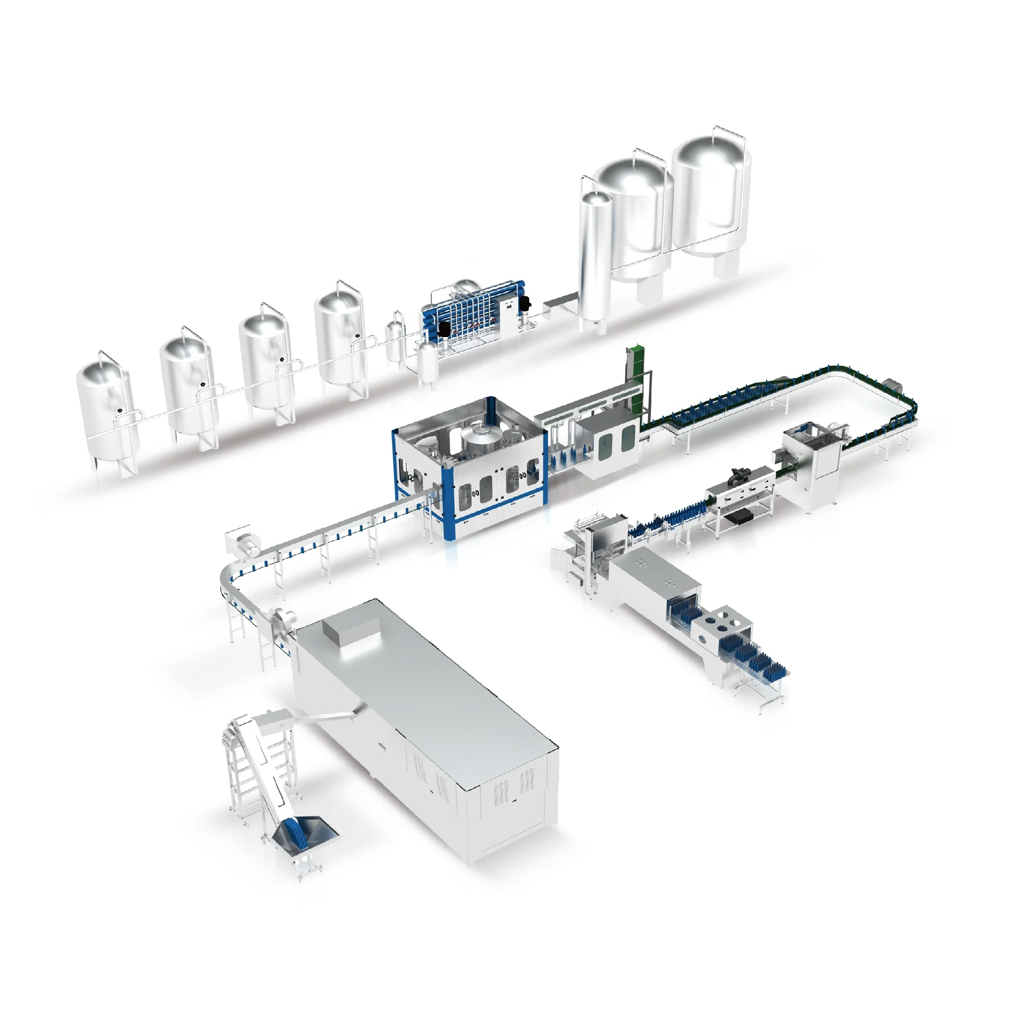 Water Bottle Boxing Line Carton Box Packaging Machine