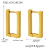 Orecchini F511-gold