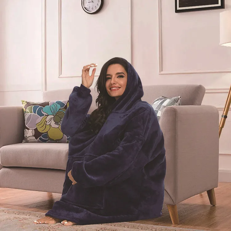Oversized Blanket Hoodie Oodie Hoodies Comfy Plush Warm Thick Sherpa