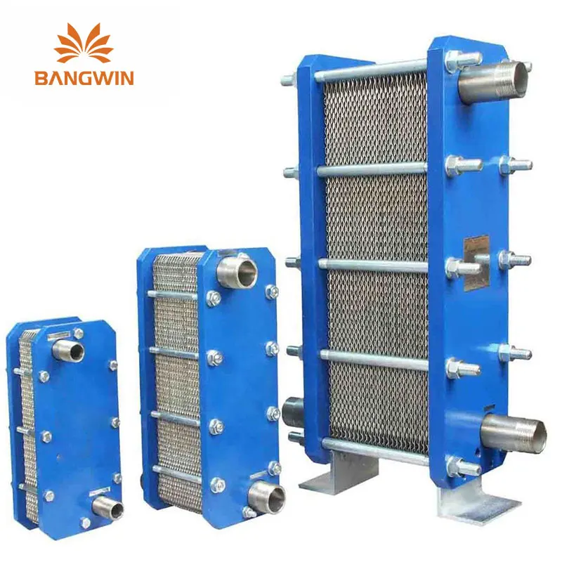 Factory Cheap Price Water Jacket Heat Exchanger Semi-welded Brazed Plate Heat Exchanger