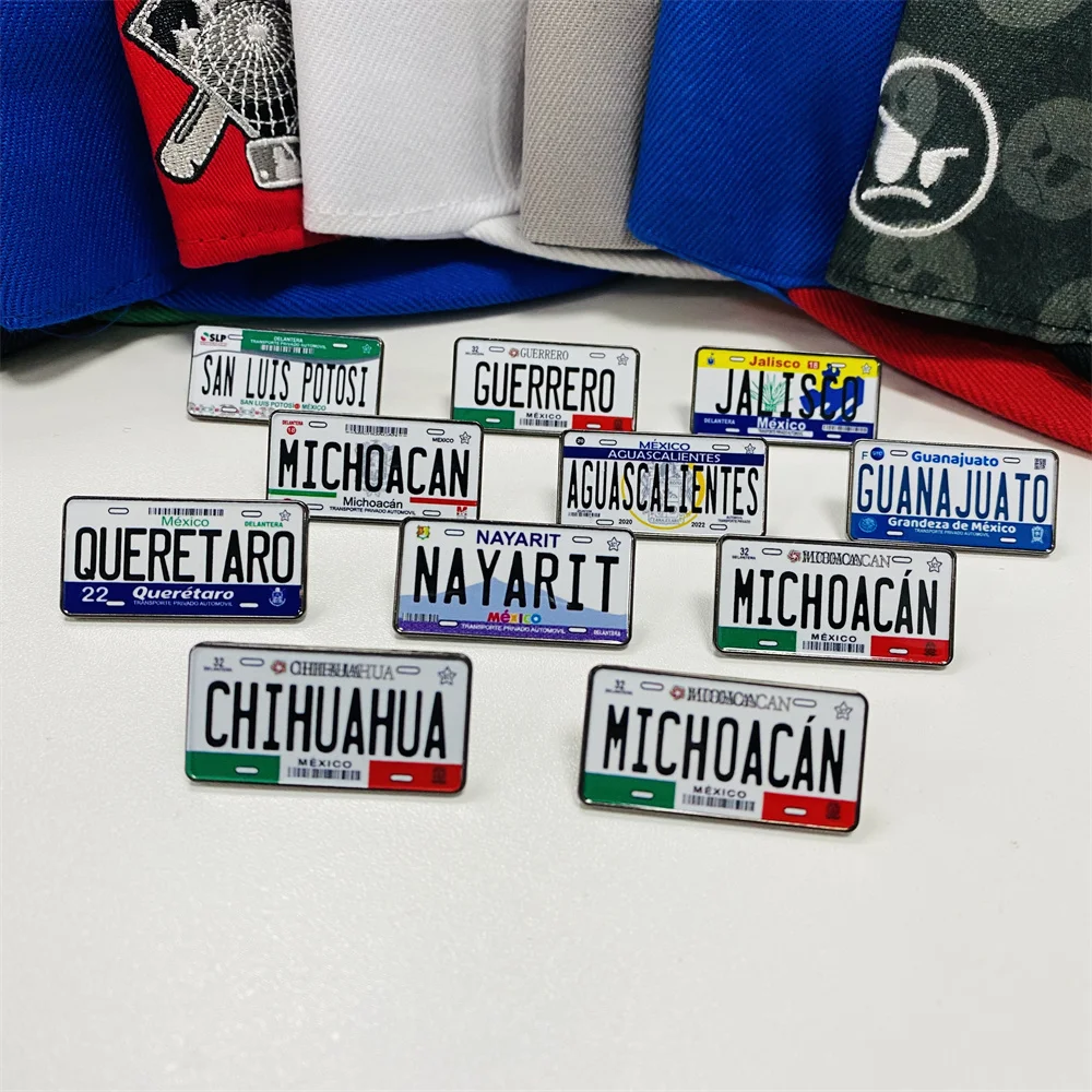 Low Moq Cap Pin Mexico Auto Novelty License Plate Mexican Plates ...