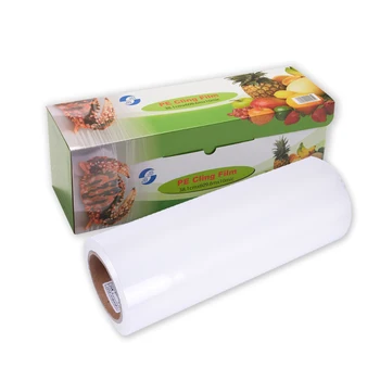 Factory Price Cost-Effective Food Grade Food Wrap High Transparency Glossy Jumbo Roll PVC Cling Film