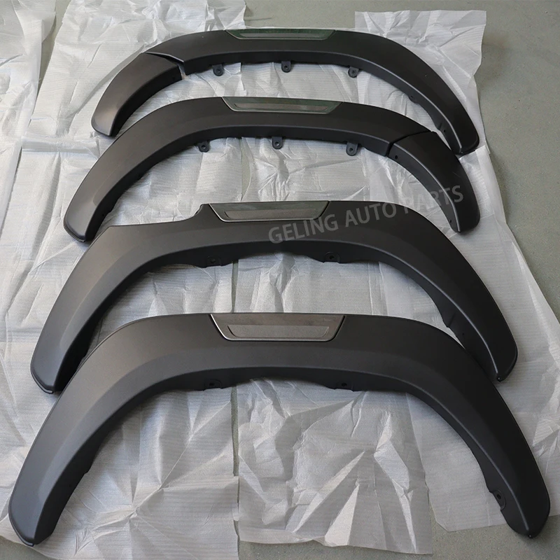 Auto Accessories Body Kits Over  Matte Black Fender Flares Wheel Arches for Toyota Hilux Revo ROCCO 2021 2020 2022 2023 2024