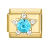 Blue diamond five-pointed star