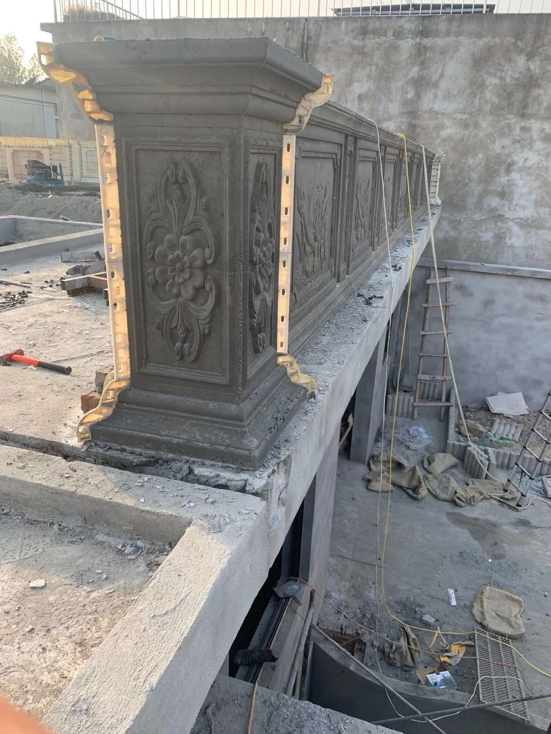 Stampi Per Recinzione In Calcestruzzo Di Plastica Stampo Per Balaustra In Calcestruzzo Decorativo Romano Stampi Per Colonne In Calcestruzzo Stampo Per Pilastri - Foto 3