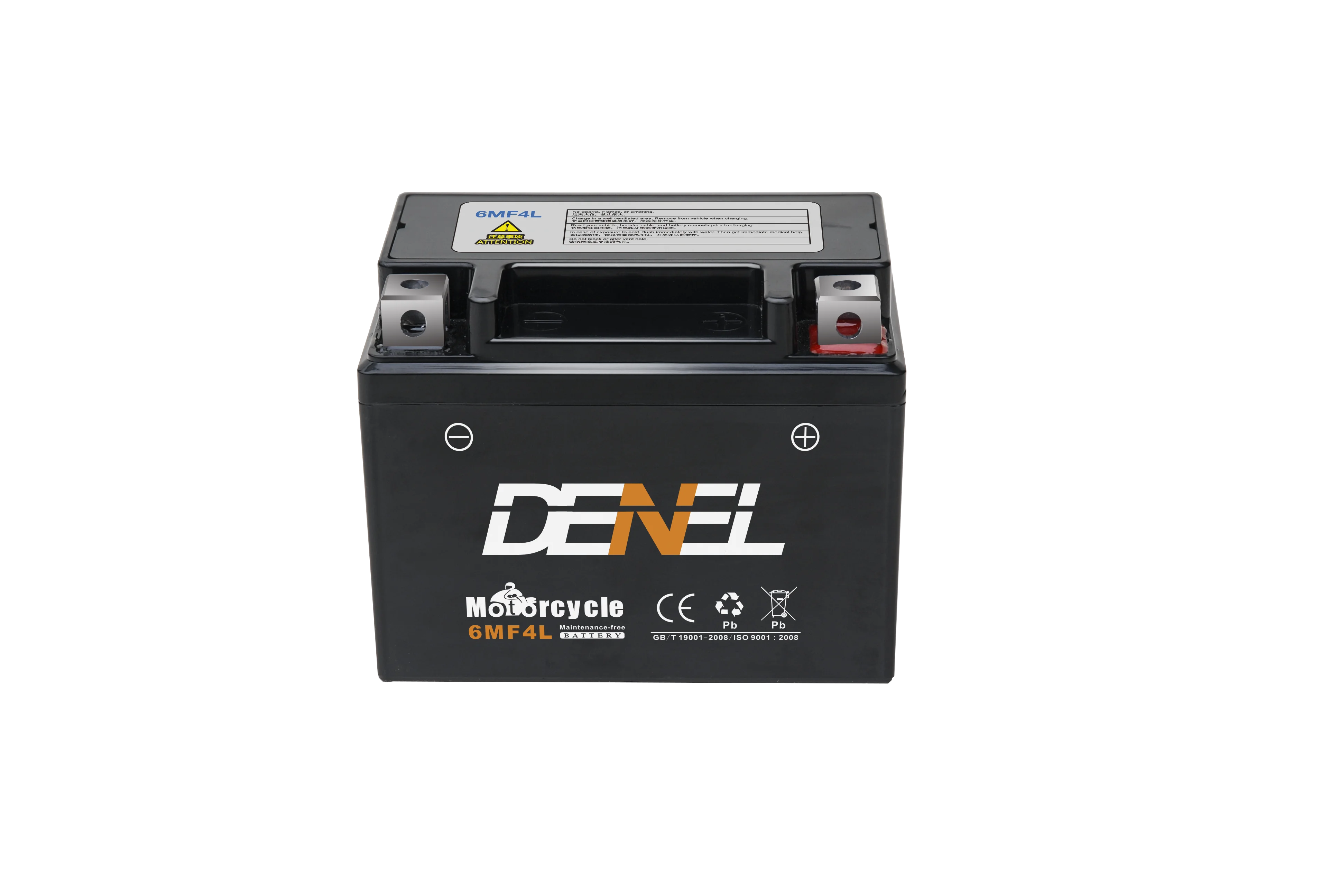 6MF4L Motorcycle Spare Part and Accessories 12V 4Ah Maintenance Free Lead Acid  Battery for Two Wheel Motorbike
