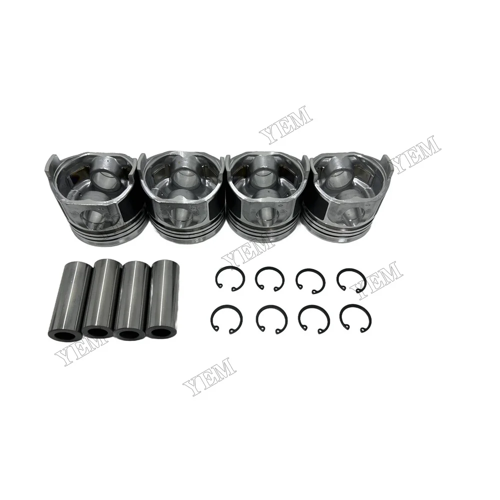 V1505 Overhaul Kit Piston W Rings Liner Set for Kubota V1505D V1505T Engine 4