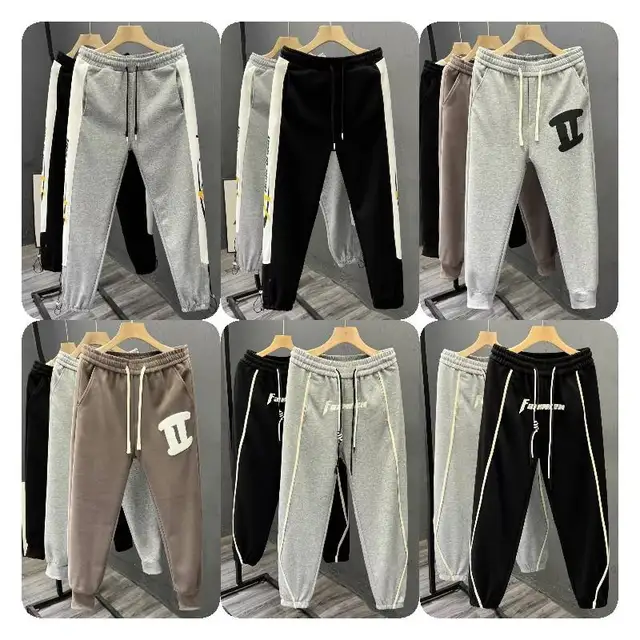 2024 Hot Selling Summer Custom Logo Men's Sports Fitness Joggers Sweatpants Gym Wear Men Long Style Sport Pants