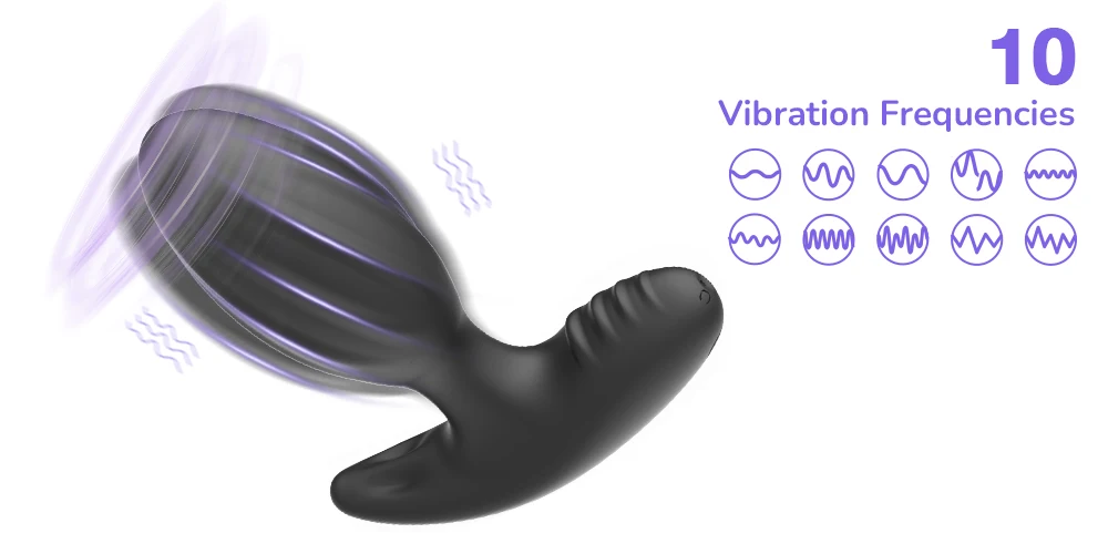 APP Remote Control Anal Plug Vibrating Butt Plug Adult Sex Toys for Men