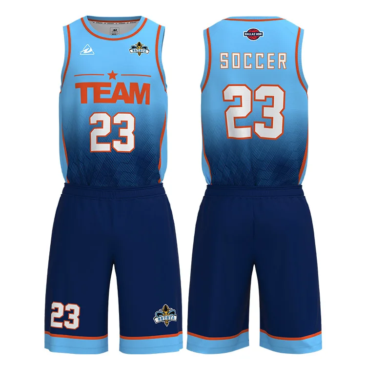 Sublimation Printed Basketball Jersey Personalized Customization Men's Basketball Uniforms
