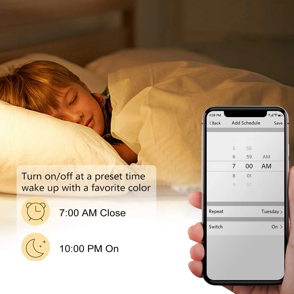Tuya or Ewelink APP Control WiFi LED Wall Switches Apple Siri Alexa Google Home 5 Gang Light Switch Touch Control Light Switch