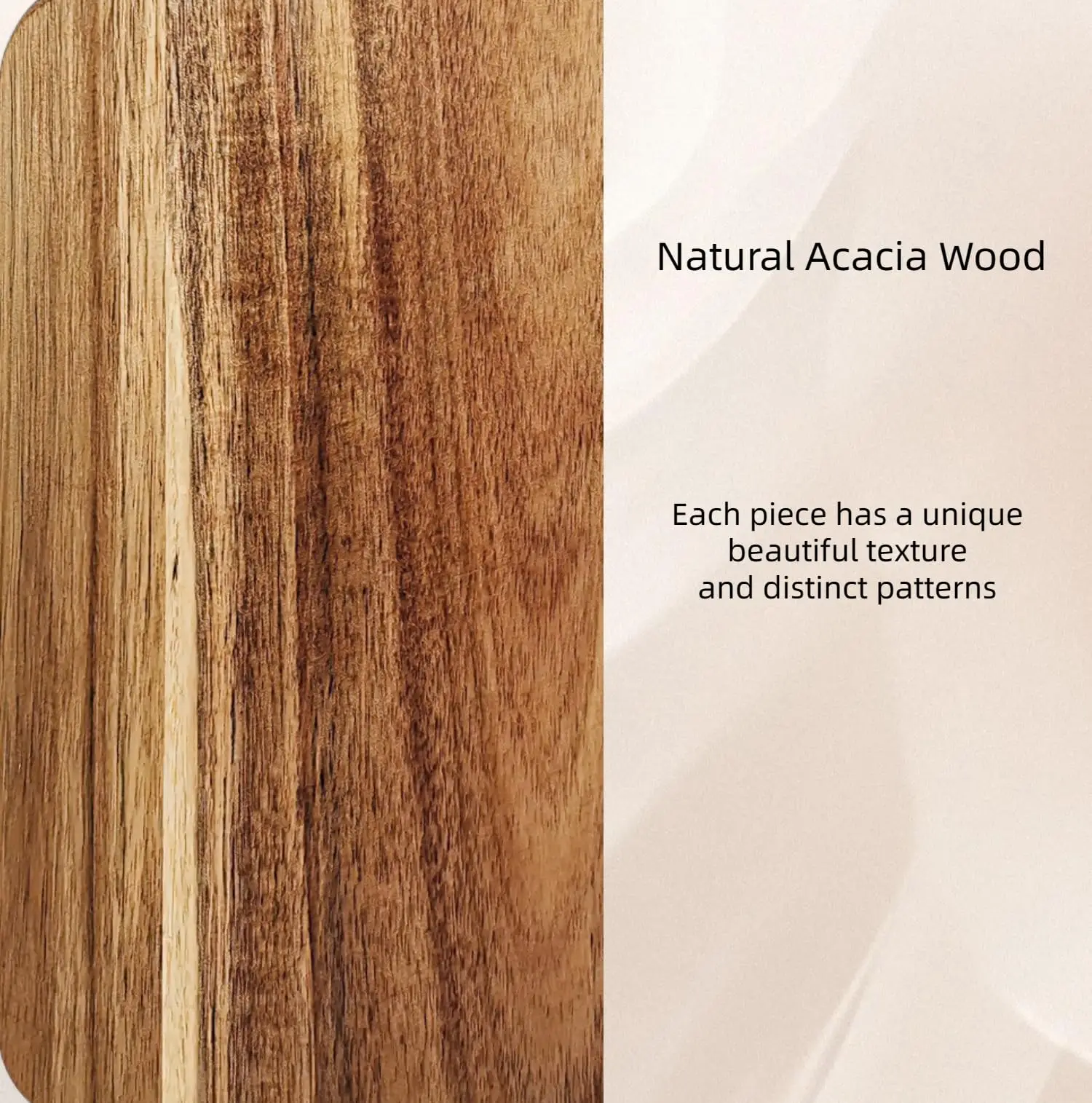 product custom round acacia wood cutting board with handle pizza peel serving tray charcuterie board for kitchen cheese bread meat-10