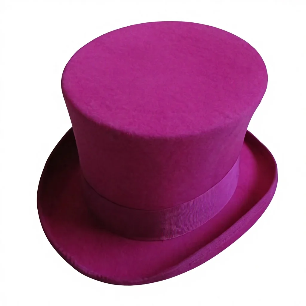Ample Stock Unisex Wool Top Hat 100% Wool Four Seasons Ribbon & Rope Wholesale Casual/Party Wear for Men and Women