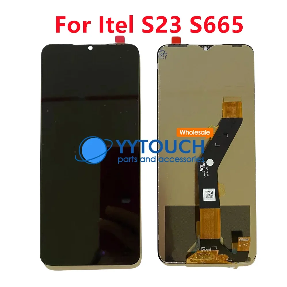 For Itel S23 S665 LCD Display Touch Screen Digitizer Panel Assembly Replacement