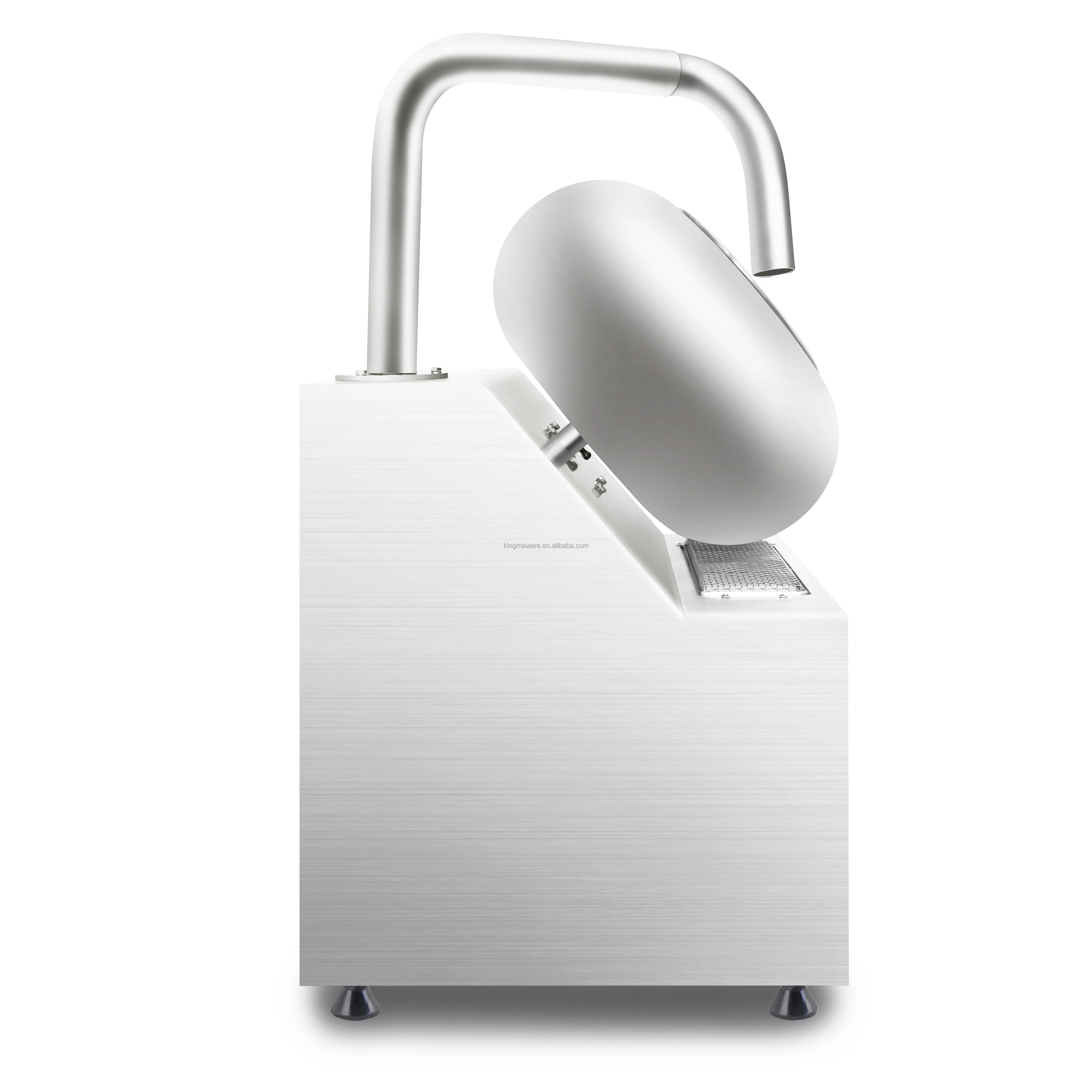 Newest Gas Power Air Cooling Stainless Steel Small Chocolate Enrobing Machine Sugar Peanut Pan Coating Machine - Image 6