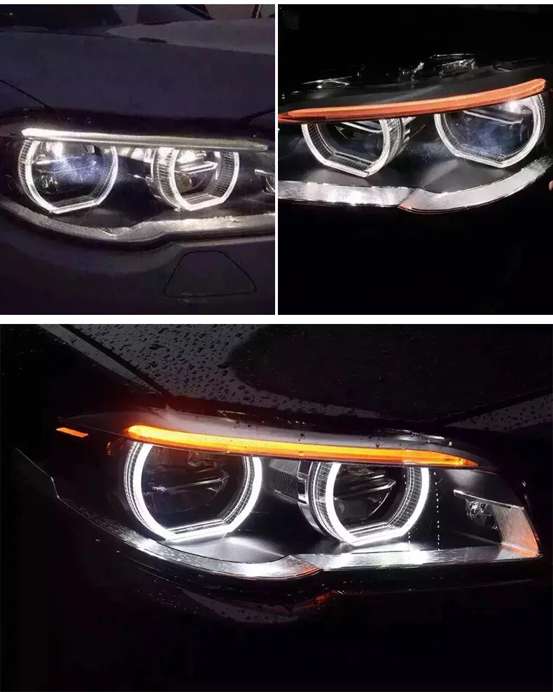 product modified head light led lamp for bmw f10 f18 m5 headlight car accessories 2011   2017 f10 light plug and play front lights499-5
